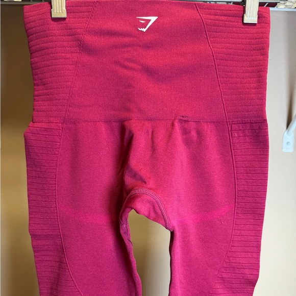 Gymshark Seamless Energy High Waisted Leggings Beet Red Size XS. - Picture 11 of 17